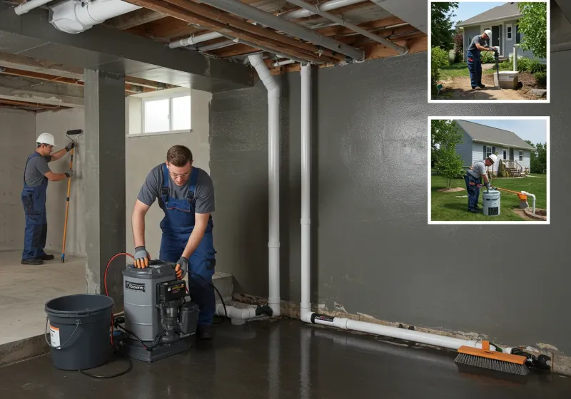 Basement Waterproofing and Flood Prevention process in South Connellsville, PA